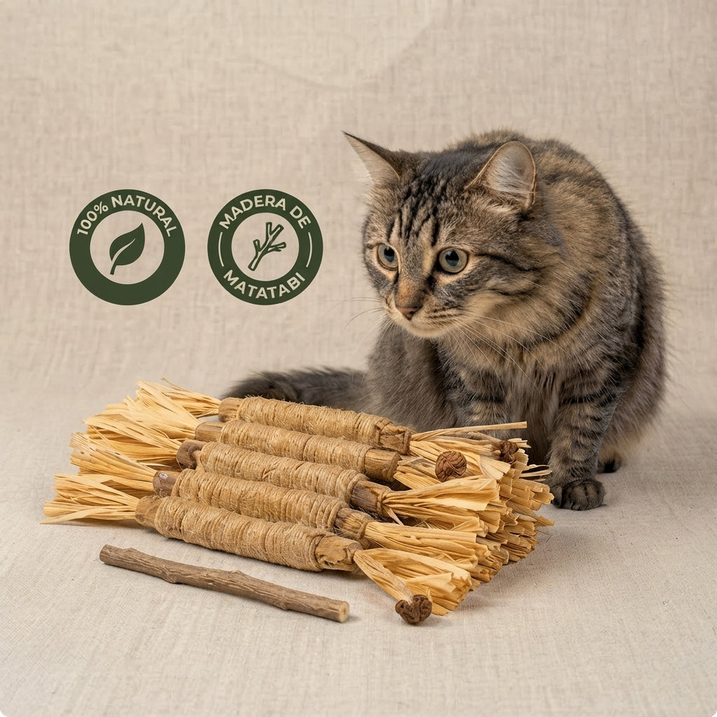 NaturaGato Pack de Sticks Dentales